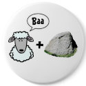 Baa + Rock Button