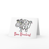 Baaa Humbug Christmas Card