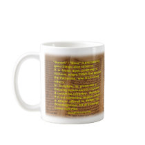 Baach, Hebrew for Bless Mug