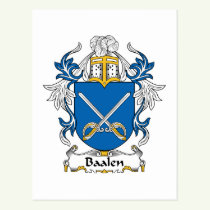 Baalen Family Crest Postcard
