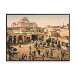 Bab Suika-Suker Square, Tunis, Tunisia vintage Pho Postcards