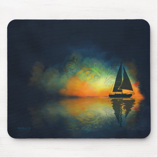 Baba 35 (Flying Dutchman) Sailboat Mouse Pad