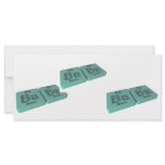 Baba as Ba Barium and Ba Barium Personalized Rack Card