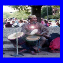 Baba at the Drumming Wall posters
