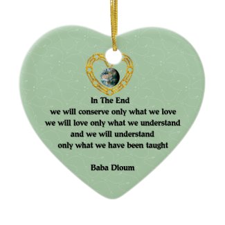 Baba Dioum Quote ornament