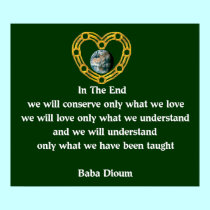 Baba Dioum Quote posters