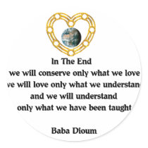 Baba Dioum Quote Sticker