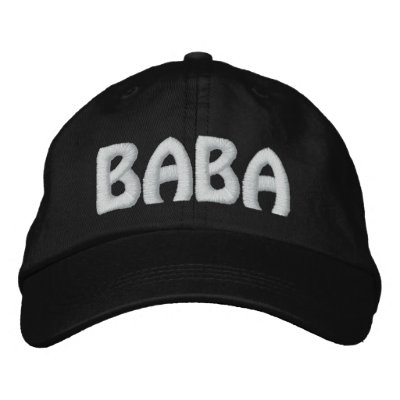 BABA EMBROIDERED BASEBALL CAP BABA EMBROIDERED BASEBALL CAP