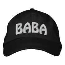 BABA embroidered hats by gr33nleaf BABA embroidered hats