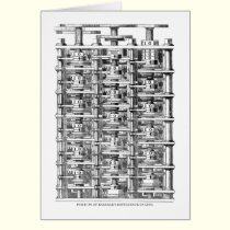 Babbage Difference Engine cards