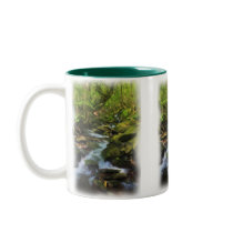 Babbling Brook mugs by Landscapepixels Babbling Brook mugs