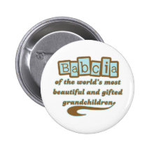 Babcia of Gifted Grandchildren Button