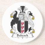 Babcock Family Crest Beverage Coaster