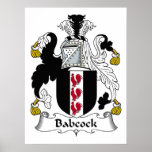 Babcock Family Crest Print
