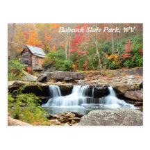 Babcock state park West Virginia Postcards