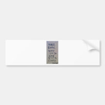 babe babe... sludge lyrics by SLUDGEart Bumper Stickers