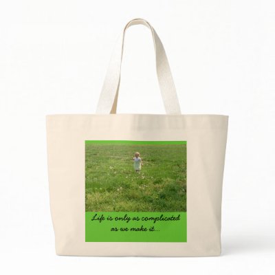 Babe in Field Tote Bag by JesPiddlin