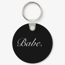 Babe. Keychain by Lizdebo Babe. Keychain