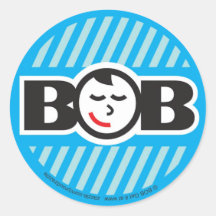 Babe on Board (boy) Round Stickers