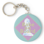 Babe on Board Keychain
