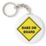 Babe On Board Keychains