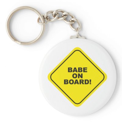 babe on board key chains by hungshoe
