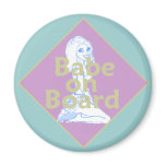 Babe on Board Magnet