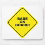 babe on board mousepads