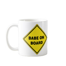 Babe On Board Mugs