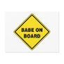 Babe On Board Post Cards