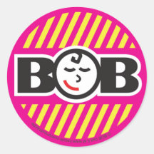 Babe on Board Round Sticker