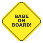 babe on board stickers