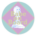 Babe on Board Sticker