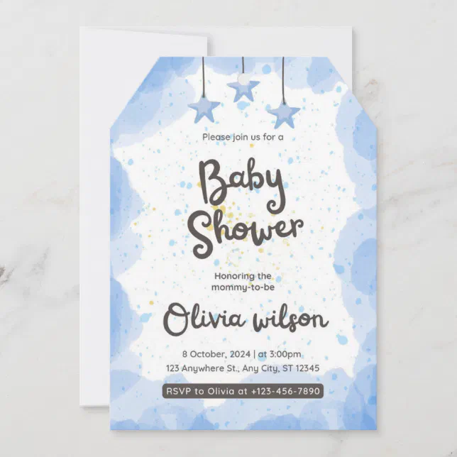 Babe Shower Invitation Zazzle