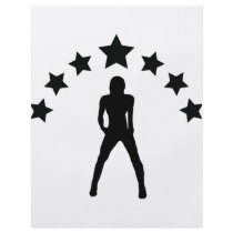 babe with stars icon flyers
