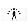 babe with stars icon photo card template