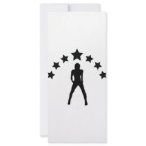 babe with stars icon rack cards