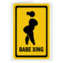 Babe Xing greeting card by isisish Babe Xing greeting card