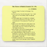 Babel in Yiddish Mousepad