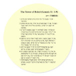 Babel in Yiddish stickers