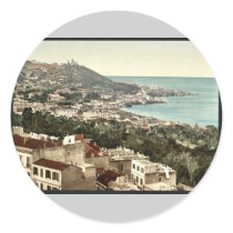 Babel-Oued from Casbah, Algiers, Algeria vintage P Round Sticker