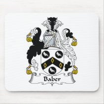 Baber Family Crest Mousepad
