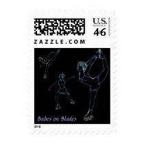 Babes on Blades Postage Stamp 3 by AMRudnytsky Babes on Blades Postage Stamp 3
