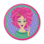 Babette Cell Diva Fridge Magnet