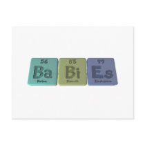 Babies-Ba-Bi-Es-Barium-Bismuth-Einsteinium Postcards