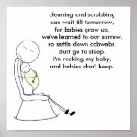 Babies Don't Keep, Daddy, Green Posters