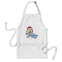 Babies' first christmas aprons