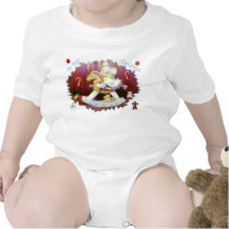 Babies first christmas t-shirts