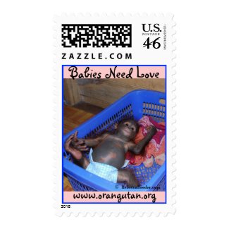Babies Need Love stamp