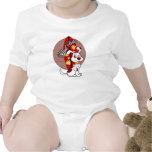 Babies Surfer Dog Bodysuit